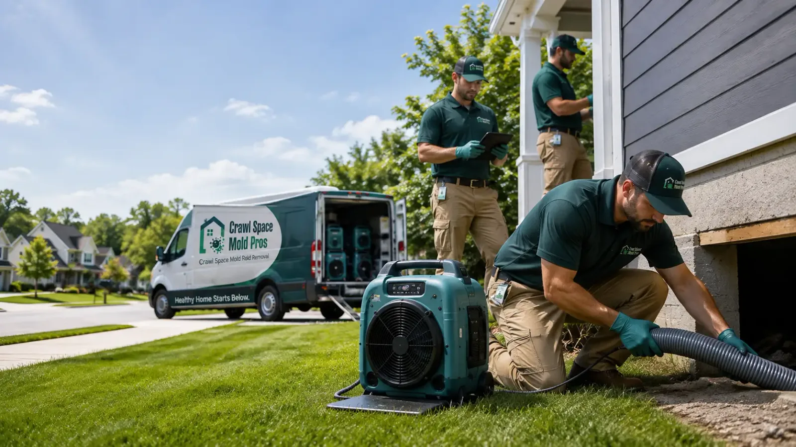 Crawl Space Mold Removal in Wadena, IA